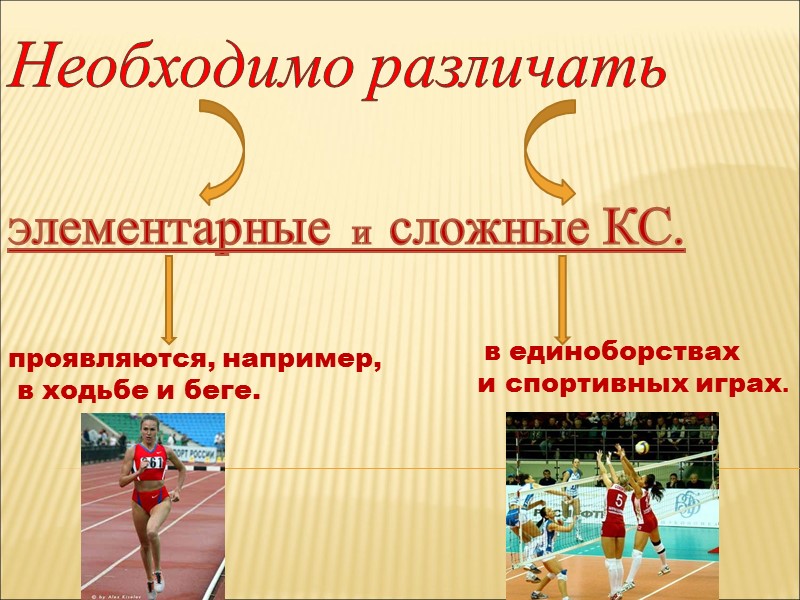 Элементарные  и  сложные КС.       Необходимо различать